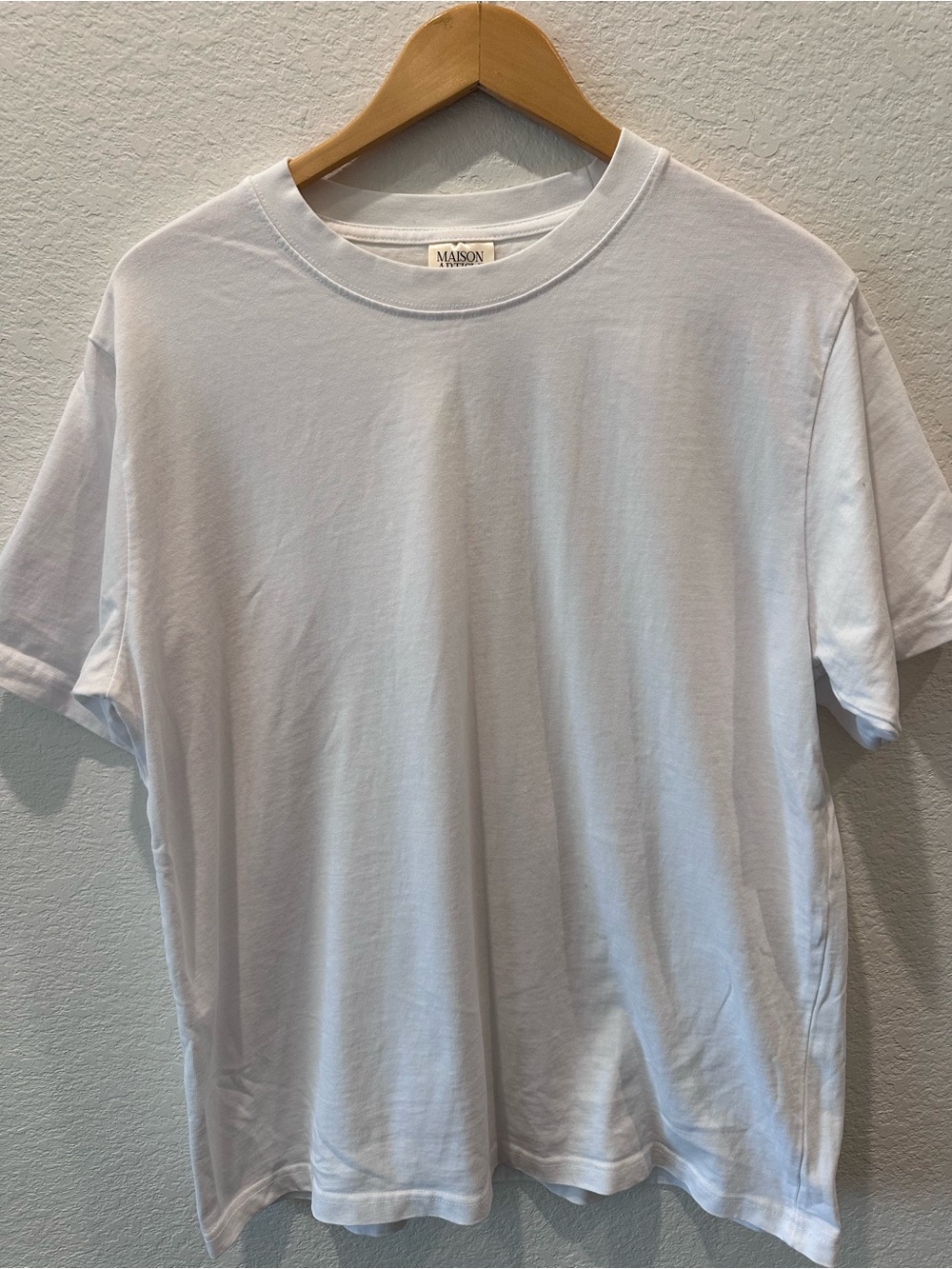 Maison Article White Oversized Essential Tee Medium